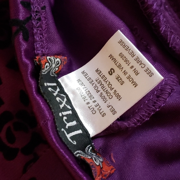 Trixxi Prom / Wedding Guest Dress - Purple / Black Halter - Picture 14 of 15